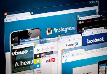 social media platforms like Facebook, LinkedIn, etc.